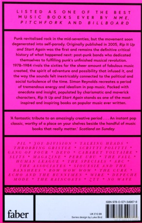 Rip it Up and Start Again: Postpunk 1978-1984 (Faber Greatest Hits) - Simon Reynolds [KSIĄŻKA]