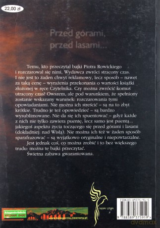 Przed górami, przed lasami 
czyli bajki dla dorosłych - Piotr Rowicki [KSIĄŻKA]