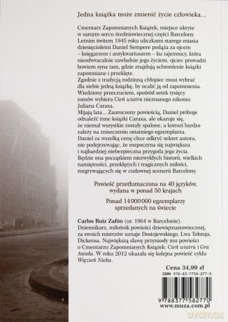 Cień wiatru (br) - Carlos Ruiz Zafon [KSIĄŻKA]