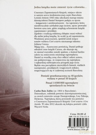 Cień wiatru (twarda) - Carlos Ruiz Zafon [KSIĄŻKA]