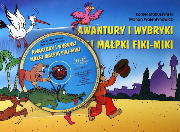 Awantury i wybryki małej małpki Fiki Miki [AUDIOBOOK] Pakiet [KSIĄŻKA]+[CD]