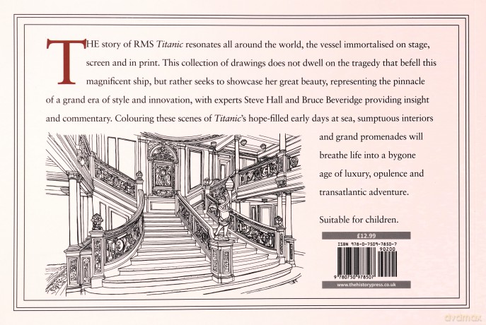 RMS Titanic Colouring Book - Steve Hall [KSIĄŻKA]