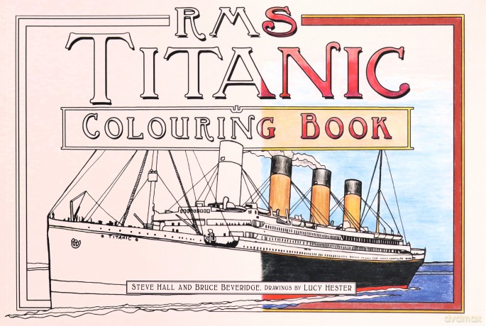 RMS Titanic Colouring Book - Steve Hall [KSIĄŻKA]
