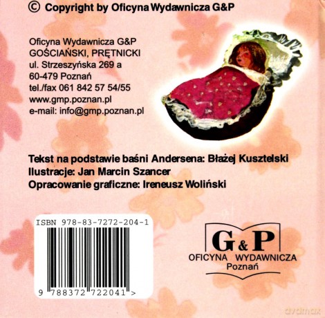 Calineczka - Hans Christian Andersen [KSIĄŻKA]