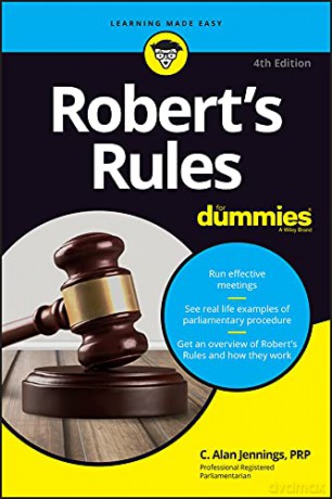 Robert's Rules For Dummies - C. Alan Jennings [KSIĄŻKA]