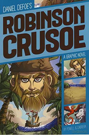 Robinson Crusoe (Graphic Revolve: Common Core Editions) - Martin Powell [KOMIKS]
