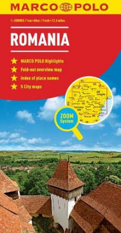 Romania Marco Polo Map (Marco Polo Maps) - Marco Polo [KSIĄŻKA]