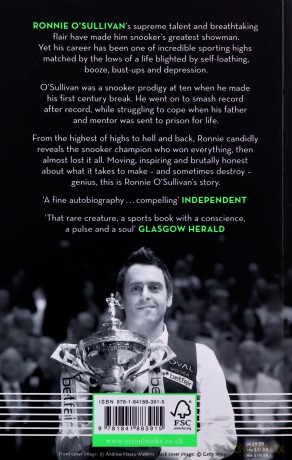 Ronnie: The Autobiography of Ronnie O'Sullivan - Ronnie O'Sullivan [KSIĄŻKA]