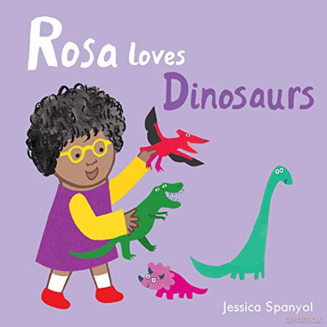 Rosa Loves Dinosaurs: 4 (All About Rosa, 4) - Jessica Spanyol [KSIĄŻKA]