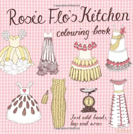 Rosie Flo's Kitchen Colouring Book (Rosie Flo's Colouring Books) - Roz Streeten [KSIĄŻKA]