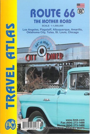 Route 66 The Mother Road atlas itm - International Travel Maps and Books [KSIĄŻKA]