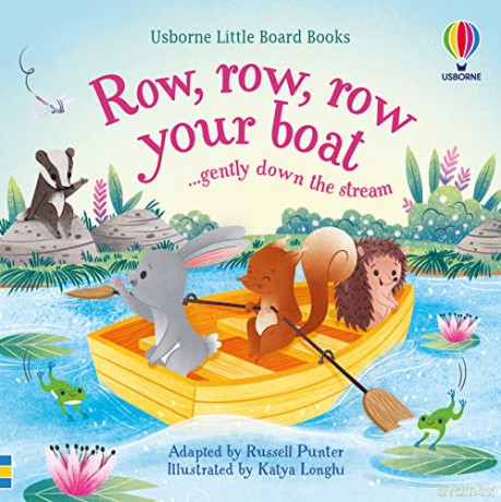 Row, row, row your boat gently down the stream (Little Board Books) - Russell Punter [KSIĄŻKA]
