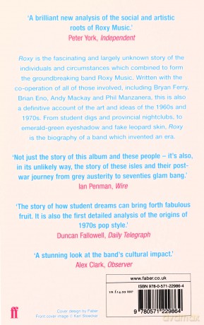 Roxy Music, 1953-1972: The Band That Invented an Era - Michael Bracewell [KSIĄŻKA]