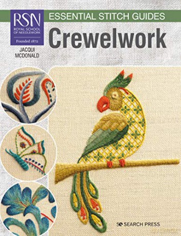 RSN Essential Stitch Guides: Crewelwork: Large format edition - Jacqui McDonald [KSIĄŻKA]