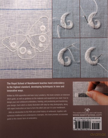 RSN Essential Stitch Guides: Whitework: Large format edition - Lizzy Pye (was Lansberry) [KSIĄŻKA]
