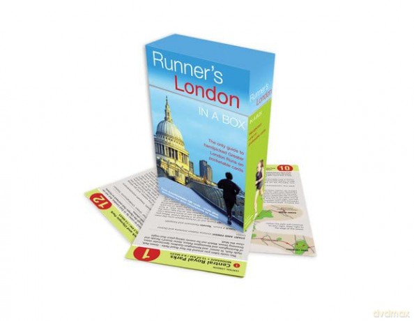 Runners London in a Box: Beautiful running routes around London on individual handy, pocket-size cards - Natasha Lodge [KSIĄŻKA]