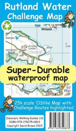 Rutland Water Challenge Map and Guide - David Brawn [KSIĄŻKA]