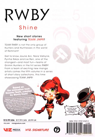 RWBY: Official Manga Anthology, Vol. 5: Shine: Volume 5 - Rooster Teeth Productions [KSIĄŻKA]