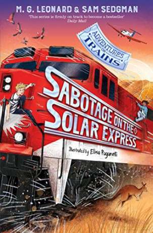 Sabotage on the Solar Express (Adventures on Trains, 5) - M. G. Leonard [KSIĄŻKA]