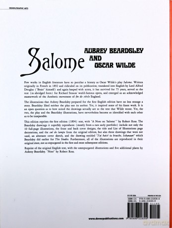 Salome (Dover Fine Art, History of Art) - Oscar Wilde [KSIĄŻKA]