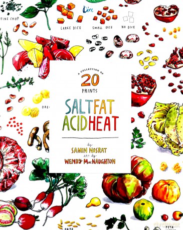 Salt, Fat, Acid, Heat: A Collection of 20 Prints - Samin Nosrat [KSIĄŻKA]