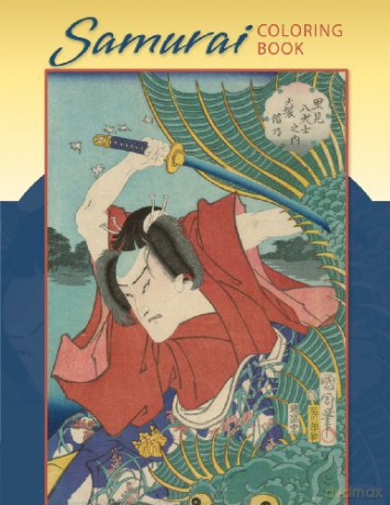 Samurai Colouring Book - PomegranateKids [KSIĄŻKA]