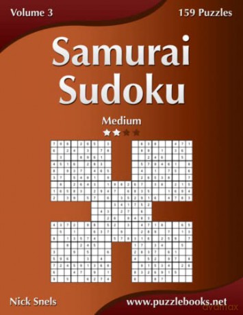 Samurai Sudoku - Medium - Volume 3 - 159 Puzzles - Nick Snels [KSIĄŻKA]