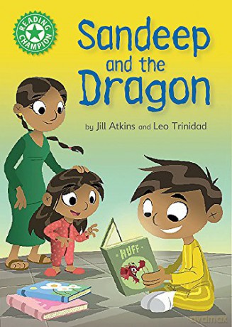 Sandeep and the Dragon: Independent Reading Green 5 (Reading Champion) - Jill Atkins [KSIĄŻKA]