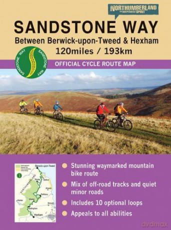 Sandstone Way Cycle Route Map - Northumberland: Between Berwick Upon Tweed and Hexham - Ted Liddle [KSIĄŻKA]