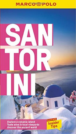 Santorini Marco Polo Pocket Travel Guide - with pull out map (Marco Polo Pocket Guide) - Marco Polo [KSIĄŻKA]