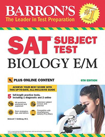 SAT Subject Test Biology E/M (Barron's Test Prep) - Debbie Goldberg [KSIĄŻKA]
