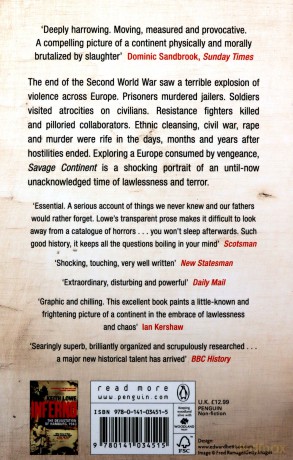 Savage Continent: Europe in the Aftermath of World War II - Keith Lowe [KSIĄŻKA]