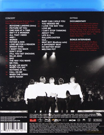 Boyzone: Back Again...No Matter What Live 2008 [Blu-Ray]