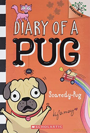 Scaredy-Pug: A Branches Book (Diary of a Pug #5): Volume 5 - Kyla May [KSIĄŻKA]