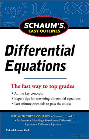Schaum's Easy Outline of Differential Equations, Revised Edition (Schaum's Easy Outlines) - Richard Bronson [KSIĄŻKA]