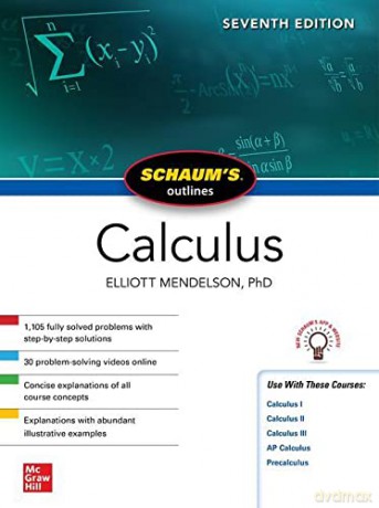 Schaum's Outline of Calculus, Seventh Edition (Schaum's Outlines) - Elliott Mendelson [KSIĄŻKA]