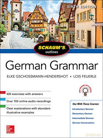 Schaum's Outline of German Grammar, Sixth Edition (SCHAUMS' HUMANITIES SOC SCIENC) - Elke Gschossmann-Hendershot [KSIĄŻKA]