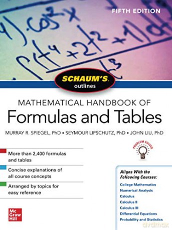 Schaum's Outline of Mathematical Handbook of Formulas and Tables, Fifth Edition - Seymour Lipschutz [KSIĄŻKA]