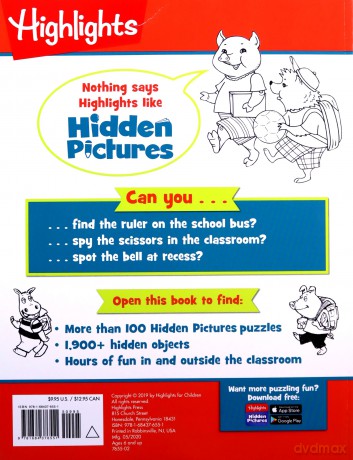School Puzzles (Hidden Pictures) - Highlights [KSIĄŻKA]