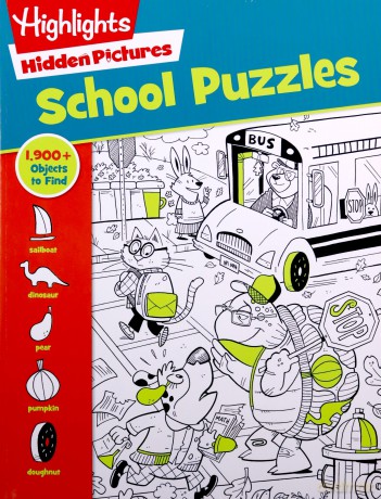School Puzzles (Hidden Pictures) - Highlights [KSIĄŻKA]