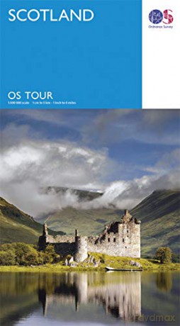 Scotland Map | Trip Planning | Ordnance Survey | OS Tour Map | Scottish Attractions | Scenic Routes | National Parks | Maps | Adventure - Ordnance Survey [KSIĄŻKA]