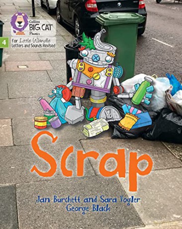Scrap: Phase 4 Set 2 Stretch and challenge (Big Cat Phonics for Little Wandle Letters and Sounds Revised) - Jan Burchett [KSIĄŻKA]