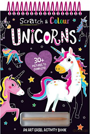 Scratch and Colour Unicorns - Jenny Copper [KSIĄŻKA]