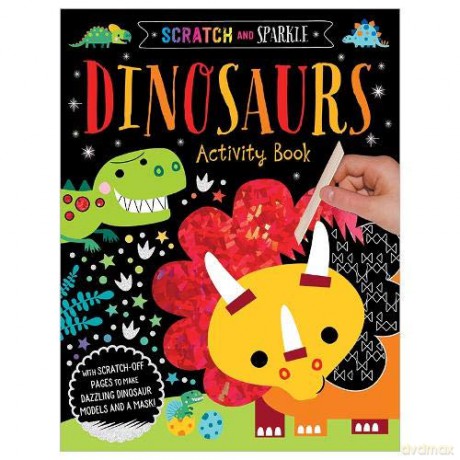 Scratch and Sparkle - Dinosaurs Activity Book - Elanor Best [KSIĄŻKA]