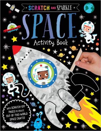 Scratch and Sparkle Space Activity Book (Scratch and Sparkle Activity) - Make Believe Ideas [KSIĄŻKA]