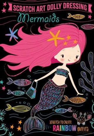 Scratch Art Dolly Dressing: Mermaids - Bookoli Limited [KSIĄŻKA]