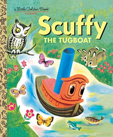 Scuffy the Tugboat: And His Adventures Down the River (Little Golden Book) - Gertrude Crampton [KSIĄŻKA]
