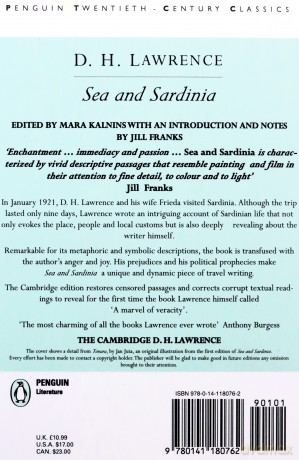 Sea and Sardinia (Penguin Modern Classics) - D. H. Lawrence [KSIĄŻKA]
