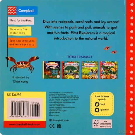 Sea Creatures (Campbell First Explorers, 2) - Chorkung [KSIĄŻKA]