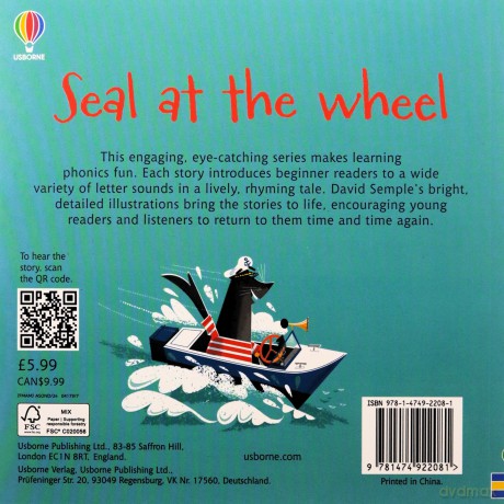Seal at the Wheel (Phonics Readers): 1 - Lesley Sims [KSIĄŻKA]